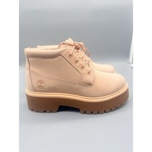 Timberland Stonestreet Platform Waterproof Chukka Pink Juniors 6 Womens 7.5